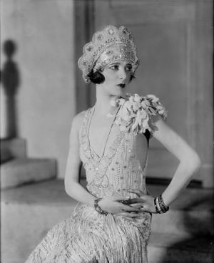 Gertrude Lawrence - Oh Kay - 1926  wedding dress 20s style.jpg